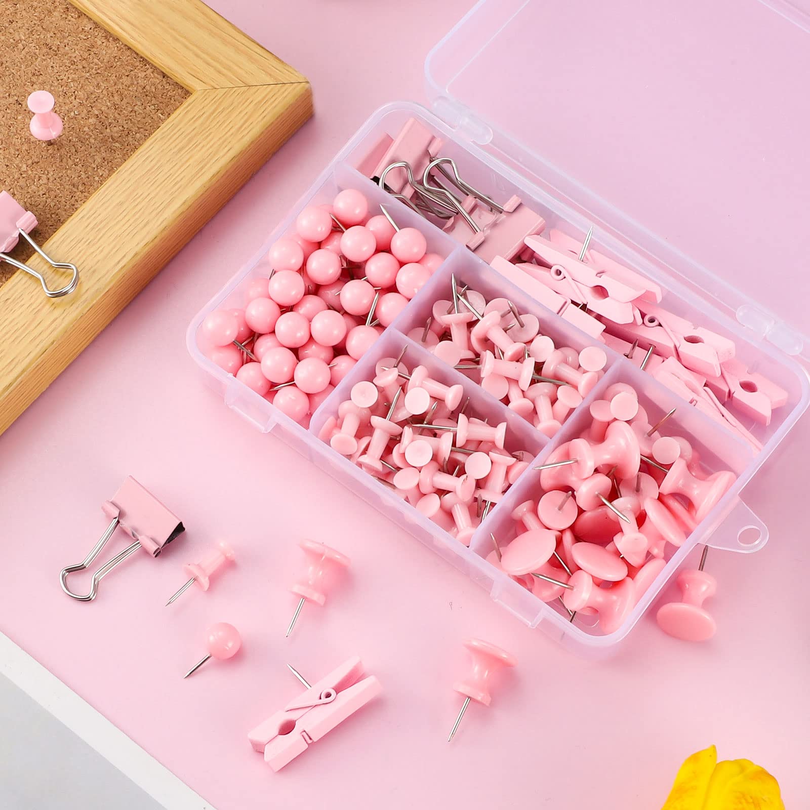 علبة مشابك مشكلة PINK