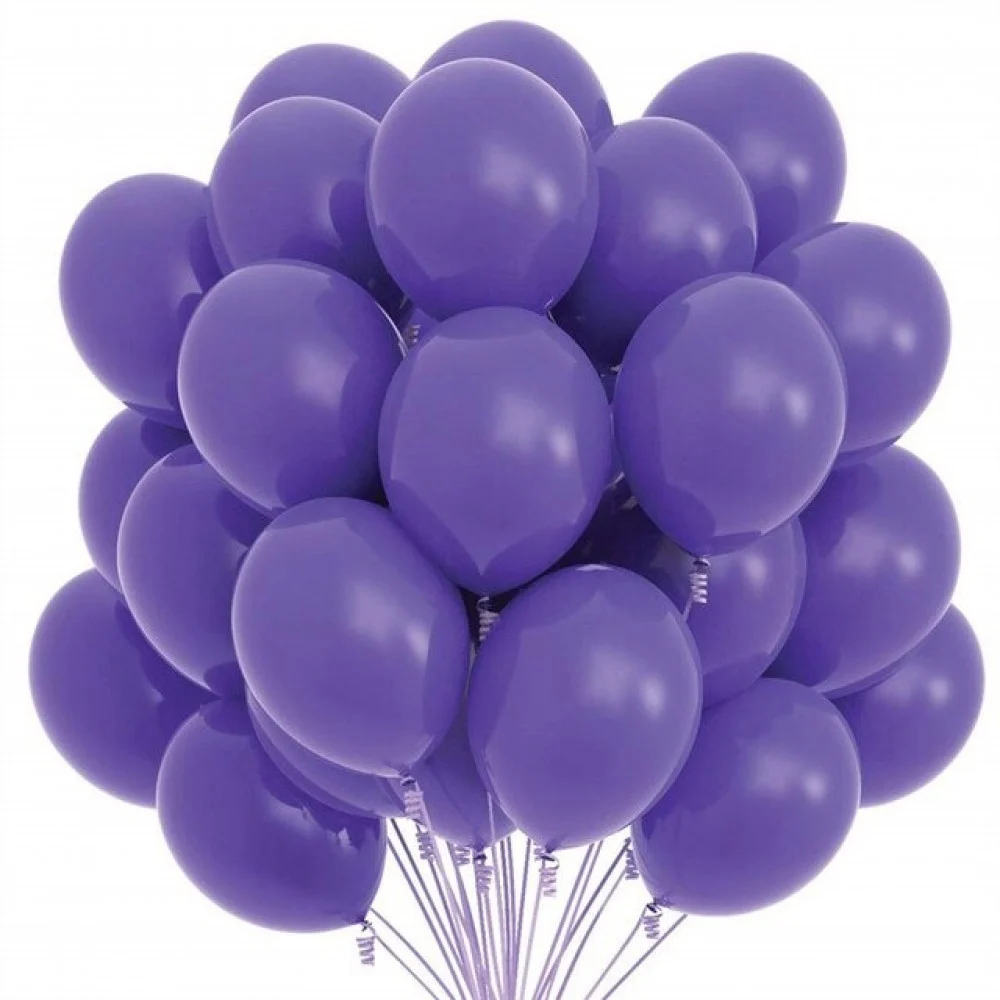 بالونات لون بنفسجي 1\50