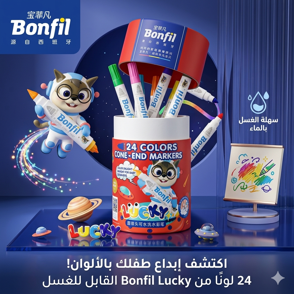 الوان فلوماستر BONFIL 1\12